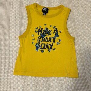 Yellow tank top size medium